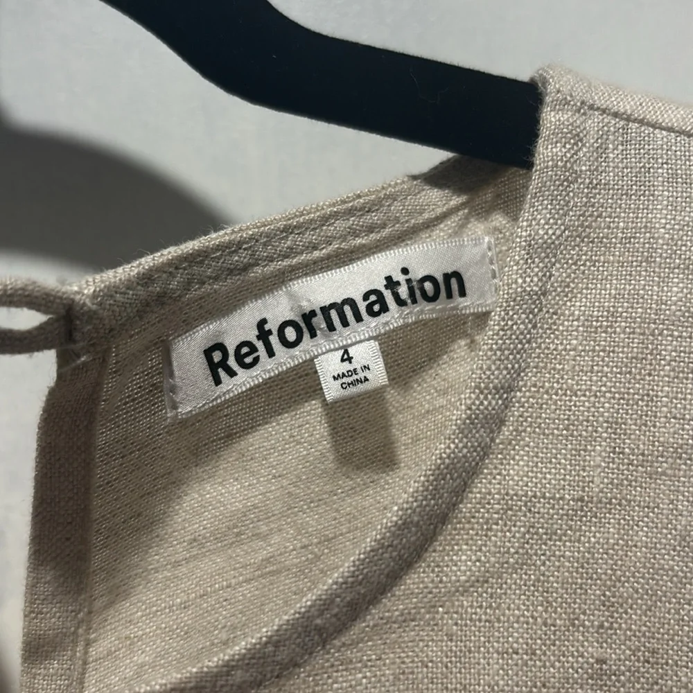 REFORMATION Naomi linen junpsuit